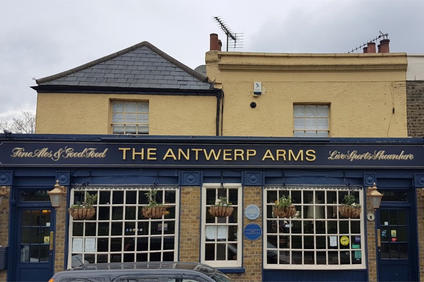 Antwerp Arms Association third birthday and Spurs Secret History Walk (06/05/18)